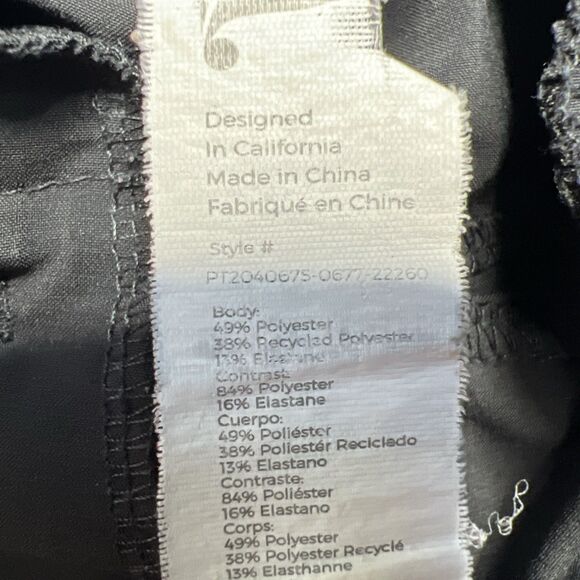 Fabletics Mens Performance Tech Pants Size XL 36X30 Black Stretch Lightweight - Picture 10 of 11